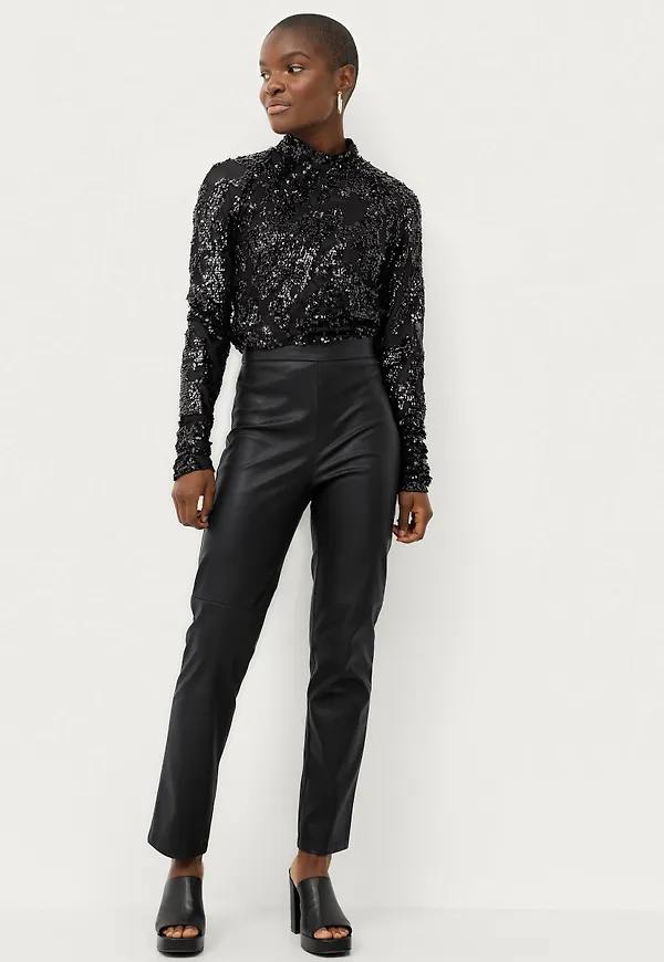 Twist & Tango - Paljettopp Willa Top - Svart - 38