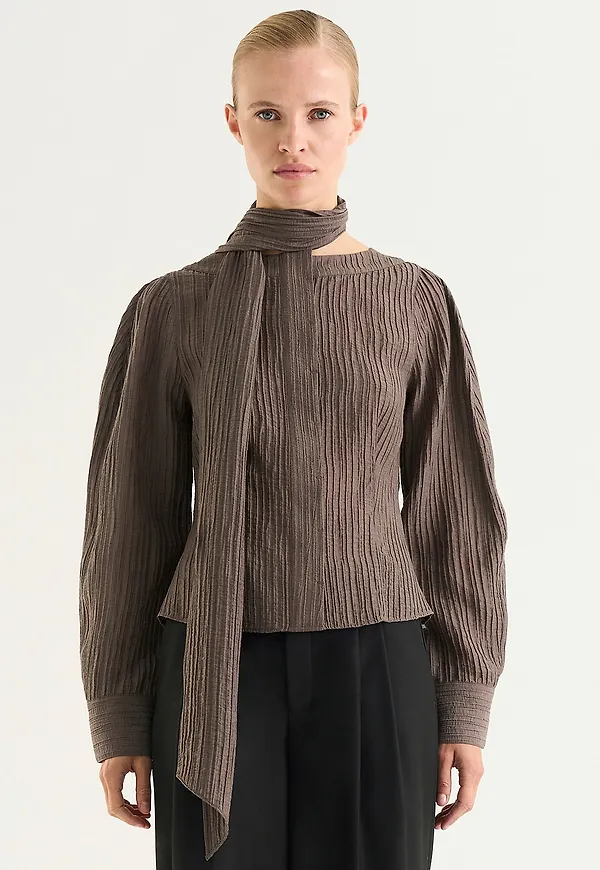 Twist & Tango - Blus Nalani Blouse - Brun