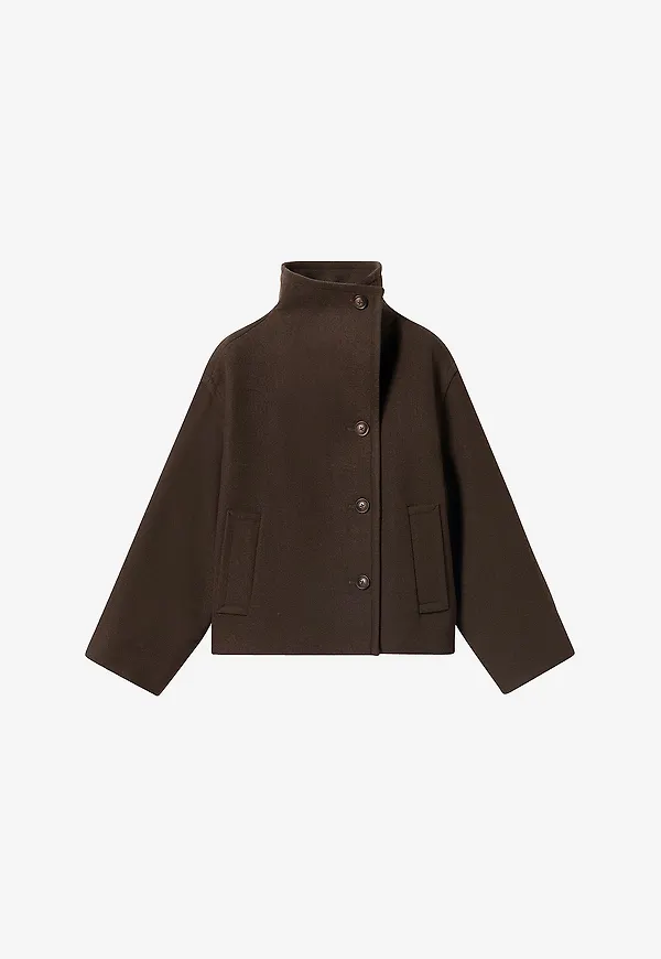 Twist & Tango - Jacka Lycke Funnelneck Jacket - Brun