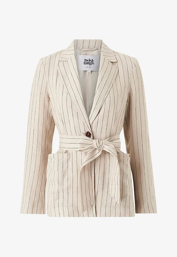 Twist & Tango - Linnekavaj Presely Blazer - Beige