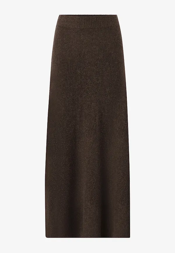 Twist & Tango - Maxikjol Israa Knitted Skirt - Brun