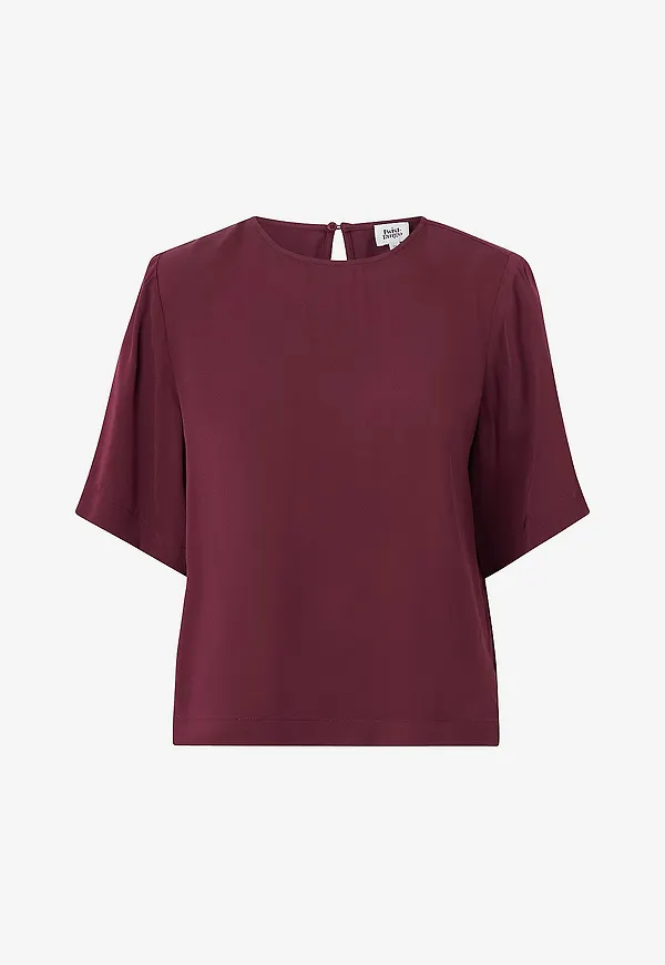Twist & Tango - Topp Leonie Satin - Röd