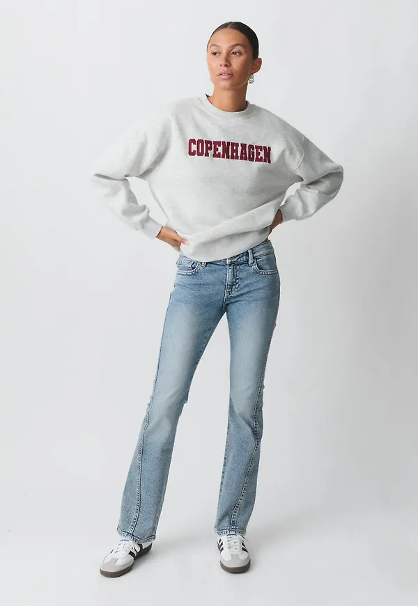 Twisted bootcut jeans