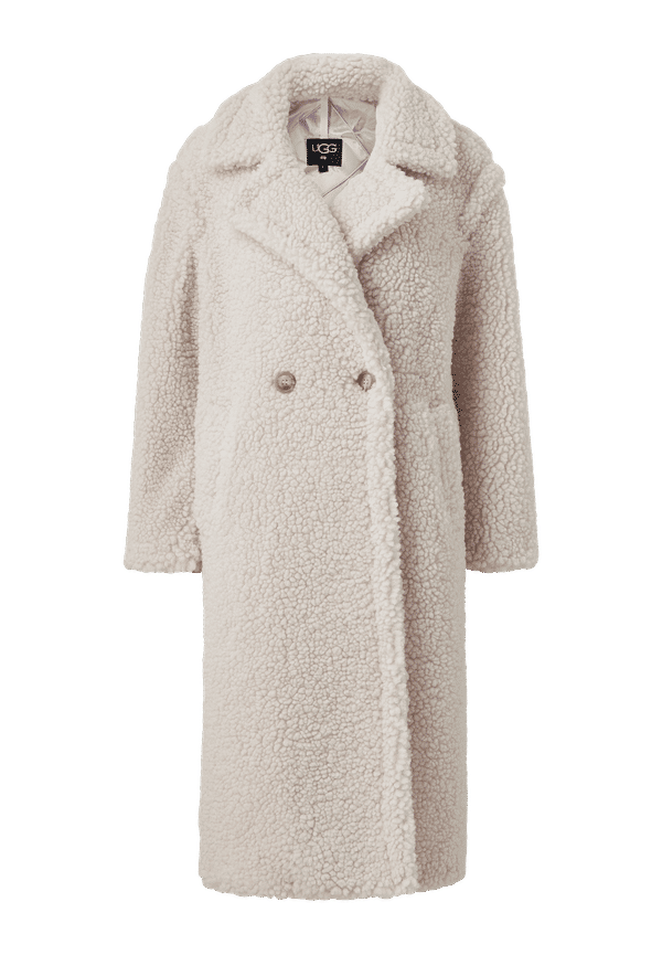 UGG - Fuskpälskappa Gertrude L Teddy Ct - Vit - 46