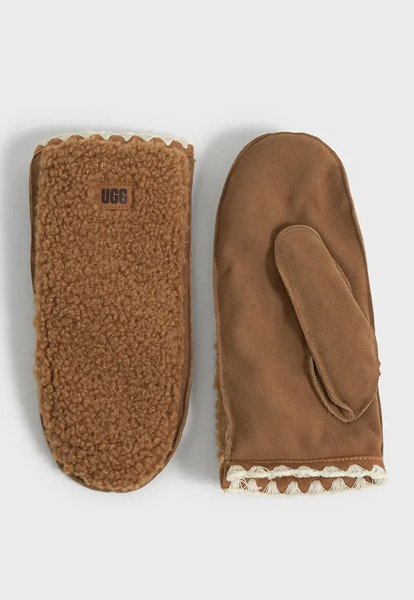 UGG - - W UGGfluff Scalloped Mitten