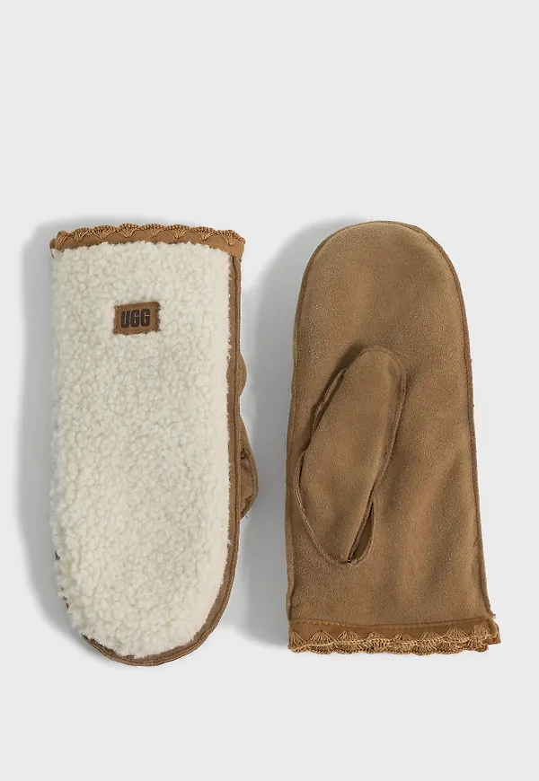 UGG - - W UGGfluff Scalloped Mitten