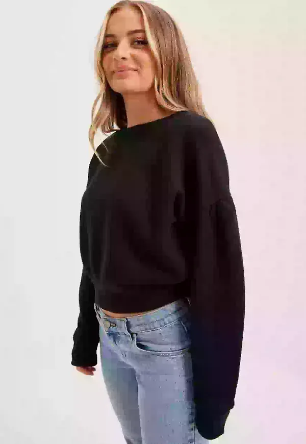 UGG Tenley Crewneck Sweatshirts Black