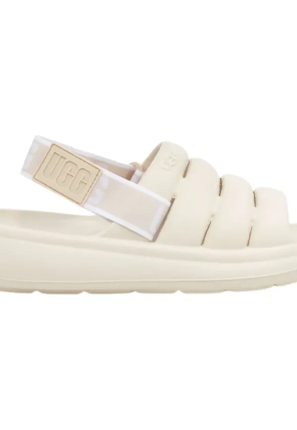 UGG UGG Flat shoes Cream Beige, Dam