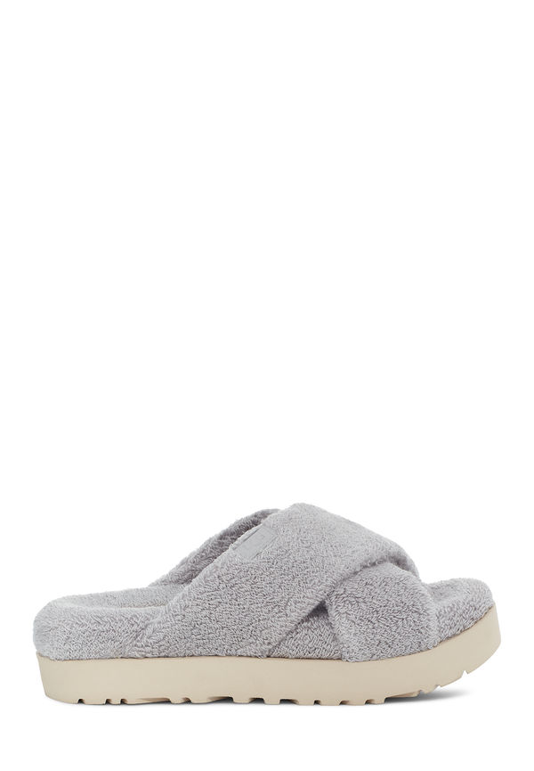 Ugg W Fuzz Sugar Terry C Grey, Badtofflor i storlek 37 och färg Grå