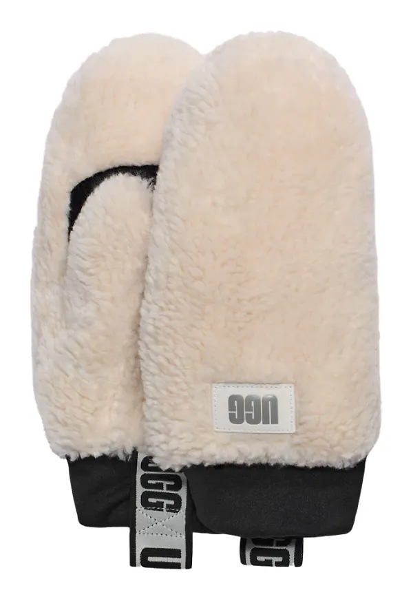 UGG W Sherpa Mitten Beige, Dam
