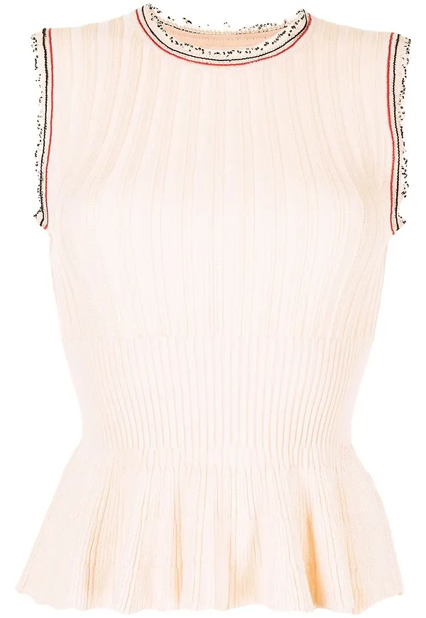 Ulla Johnson Caroline stickat linne - Neutral