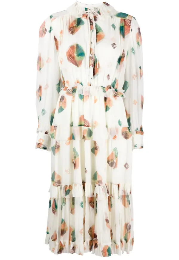 Ulla Johnson Reina midiklänning - Neutral