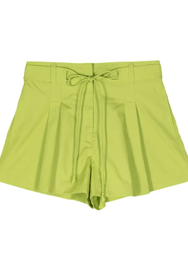 Ulla Johnson shorts med dragsko - Grön