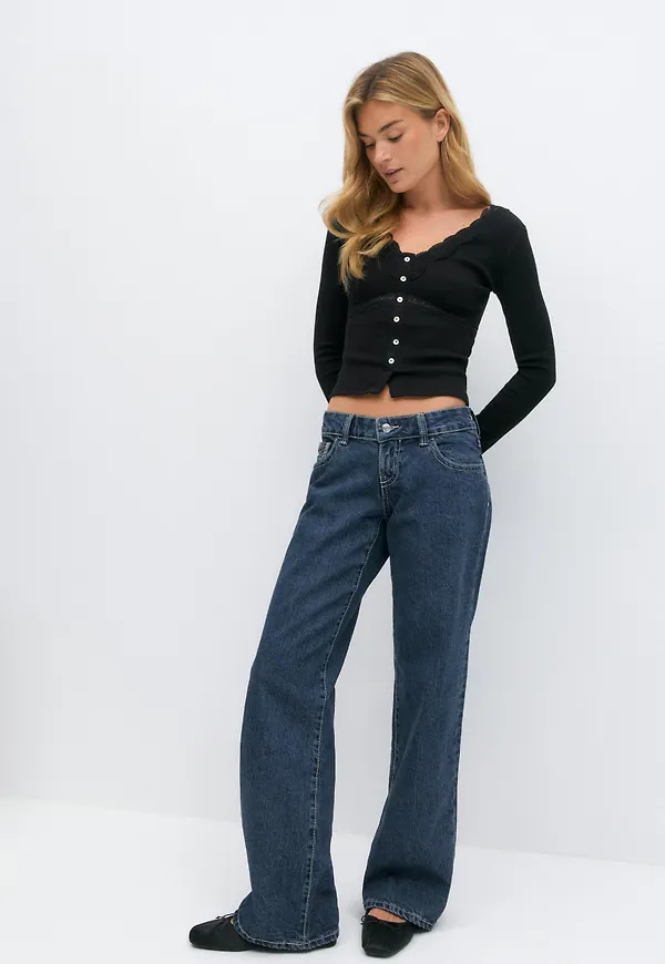 Ultra low wide jeans