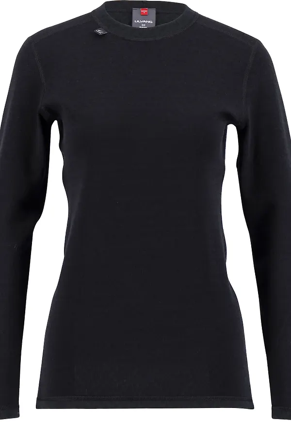 Ulvang Women's Comfort 200 Round Neck Black/Black