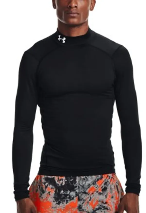 Under Armour ColdGear Compression Mock Svart polyester Small Herr