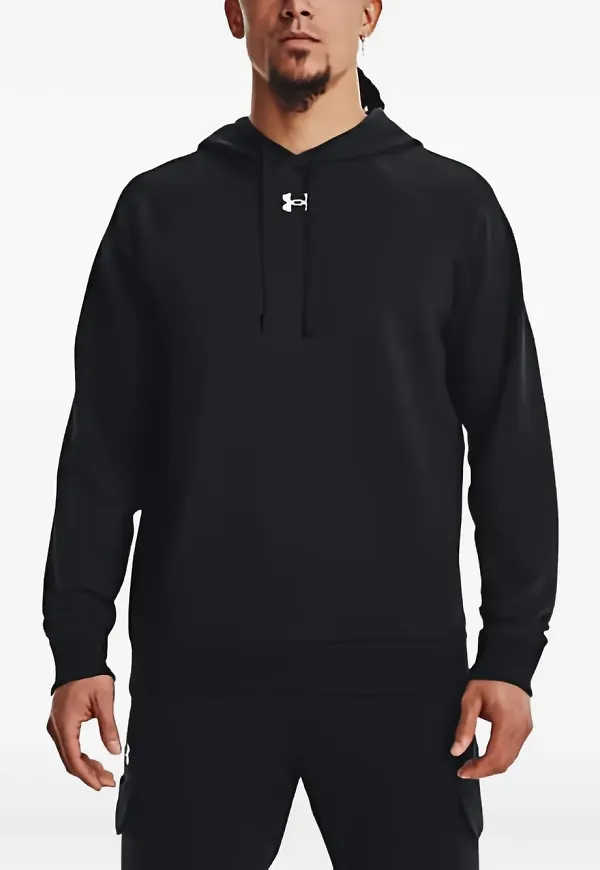 Under Armour Rival hoodie i fleece - Svart