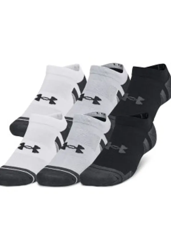 Under Armour Strumpor 6P Unisex Perfect Tech No Show Socks Flerfärgad polyester Large