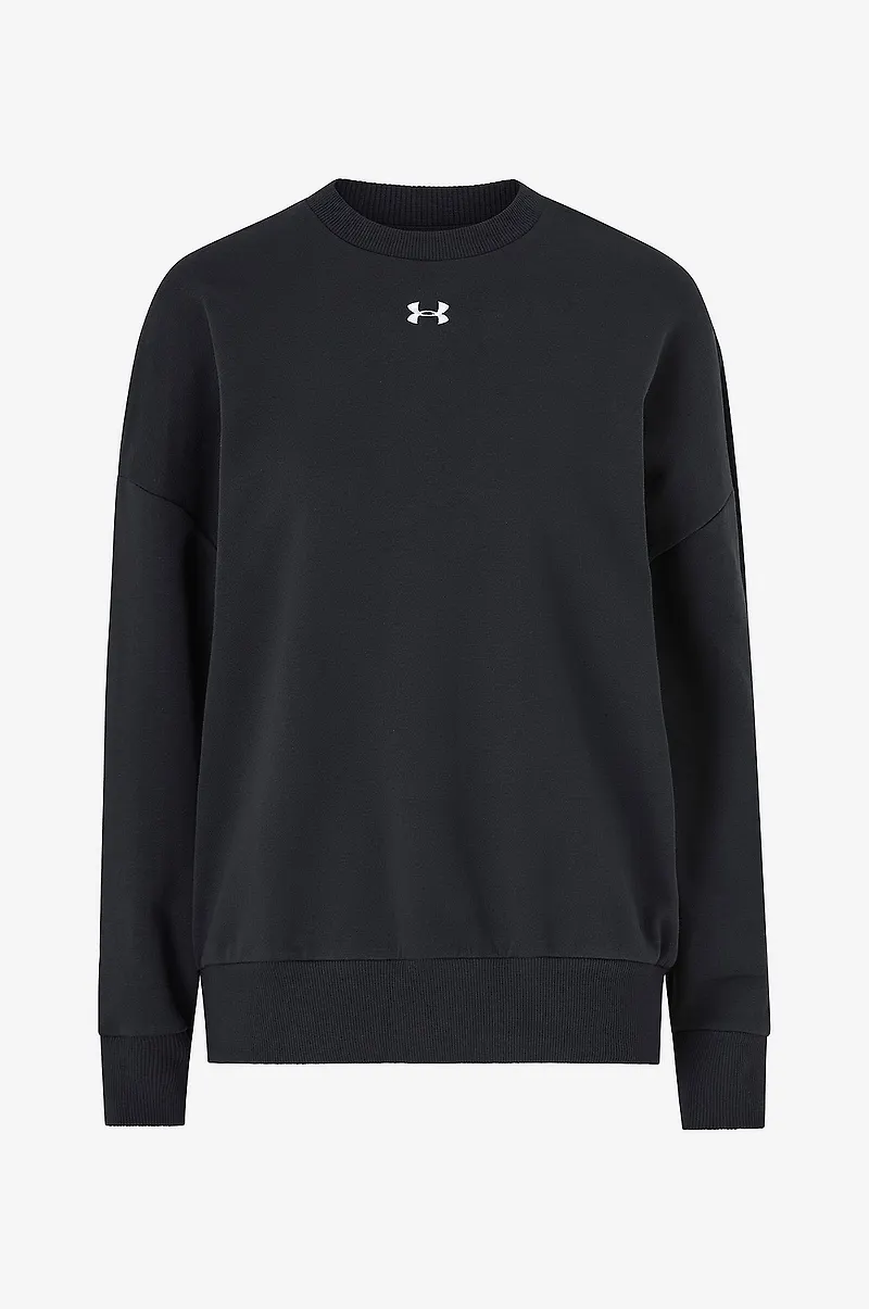 Under Armour - Sweatshirt Rival Fleece OS Crew - Svart