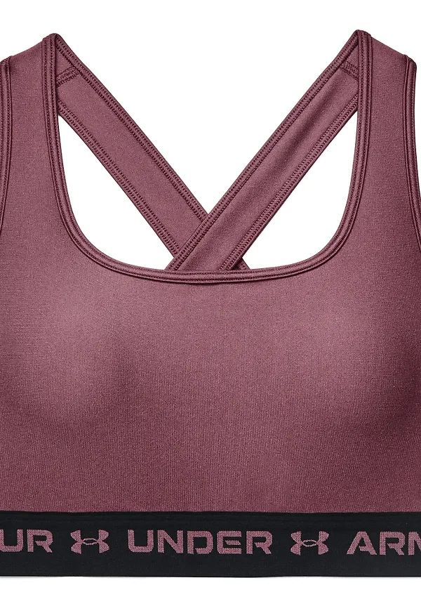 Under Armour Women's UA Crossback Mid Bra Ash Plum