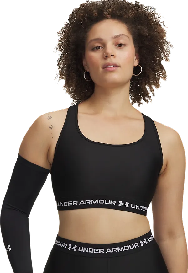 Under Armour Women's UA Crossback Mid Bra Ultimate Black
