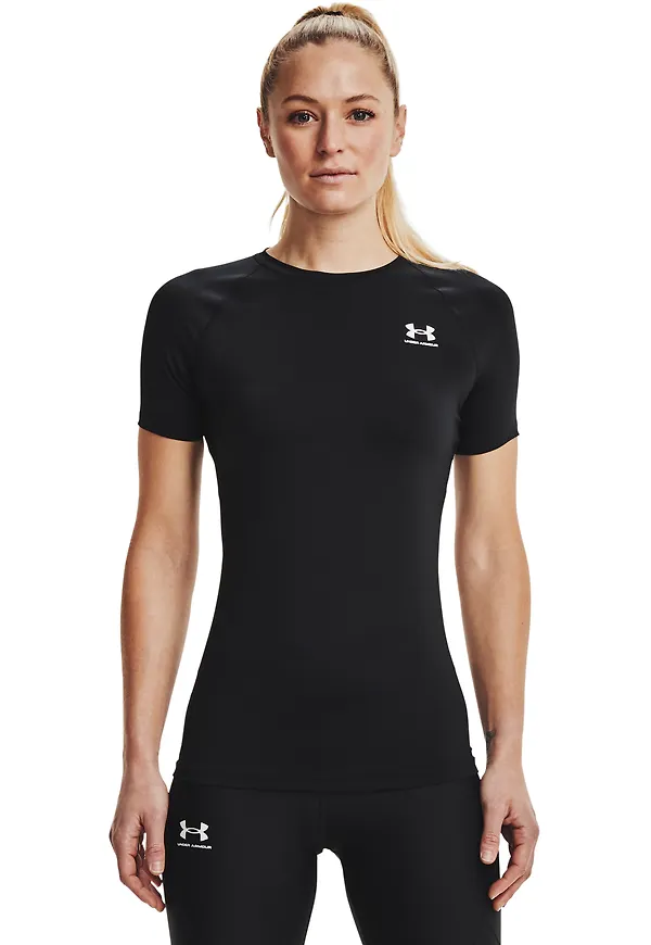 Under Armour Women's UA Hg Authentics Comp SS Black