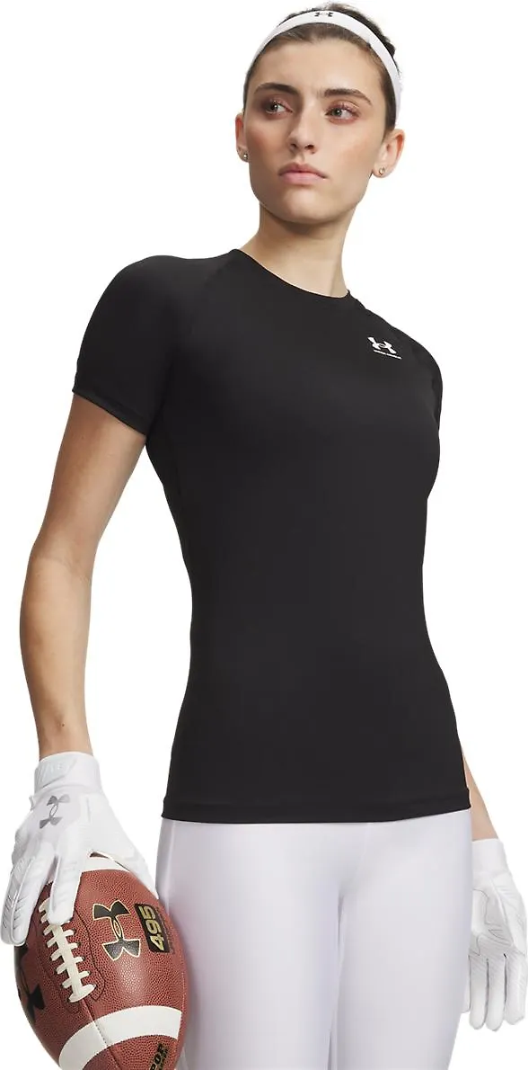 Under Armour Women's UA Hg Authentics Comp SS Ultimate Black