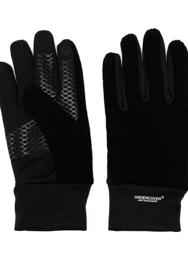 Undercover handskar med logotyp - Svart