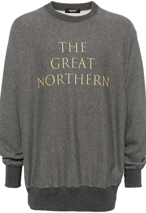 Undercover sweatshirt med grafiskt tryck - Grå