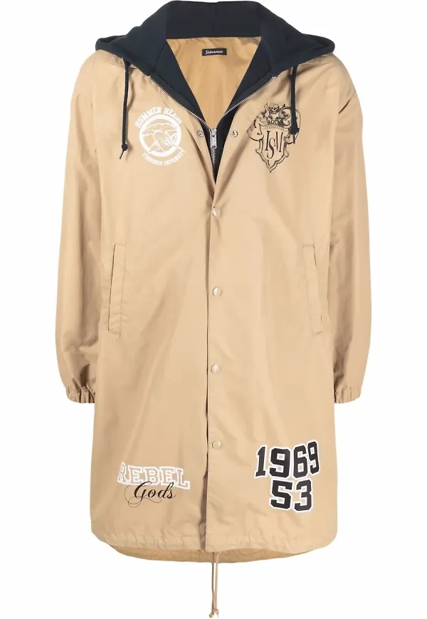 Undercoverism parkas med huva - Neutral