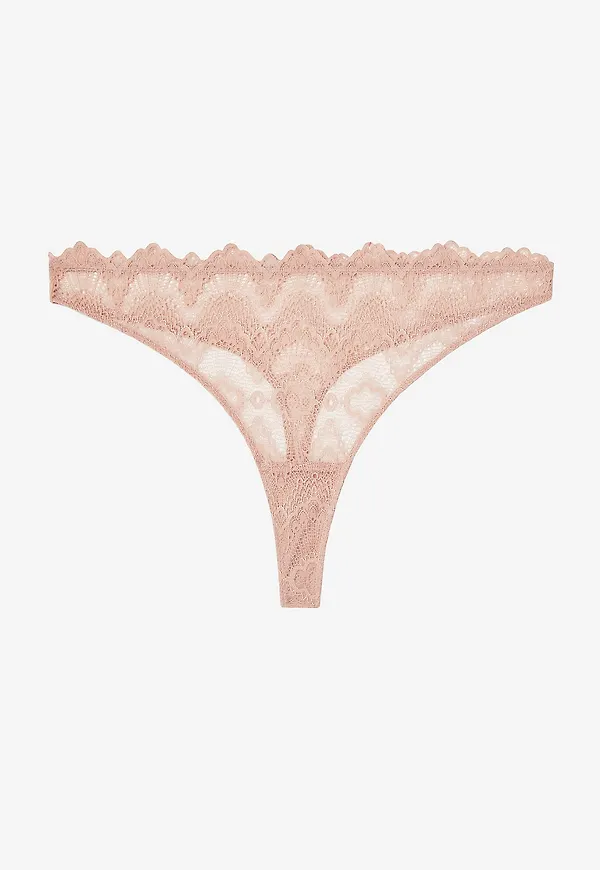 Understatement - Stringtrosa Lace Thong - Beige