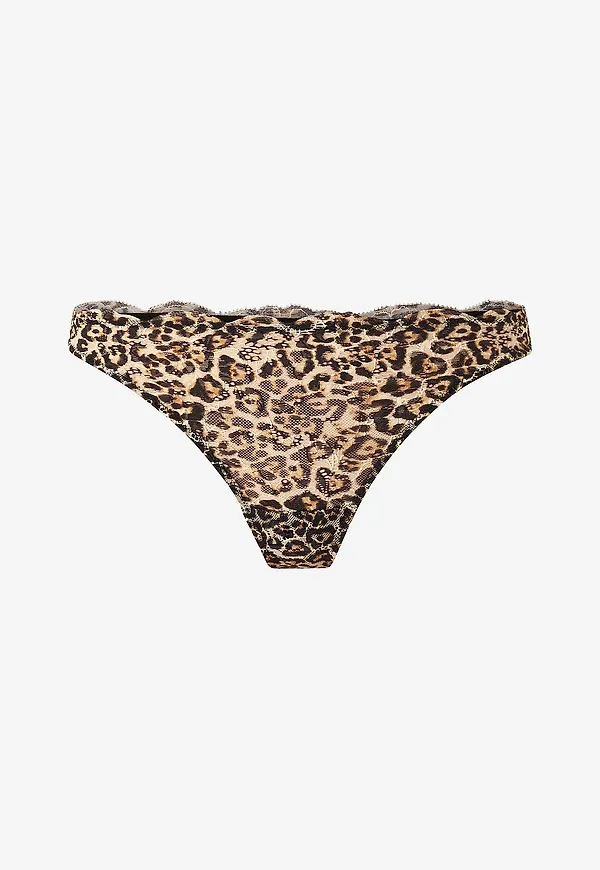 Understatement - Stringtrosor Lace Thong - Brun
