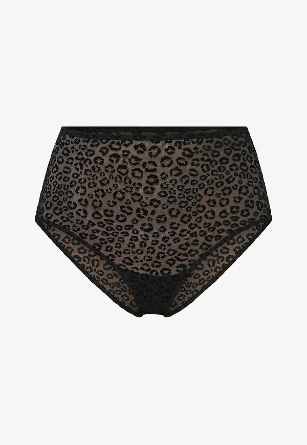 Understatement - Trosor Mesh Highwaist Briefs - Svart
