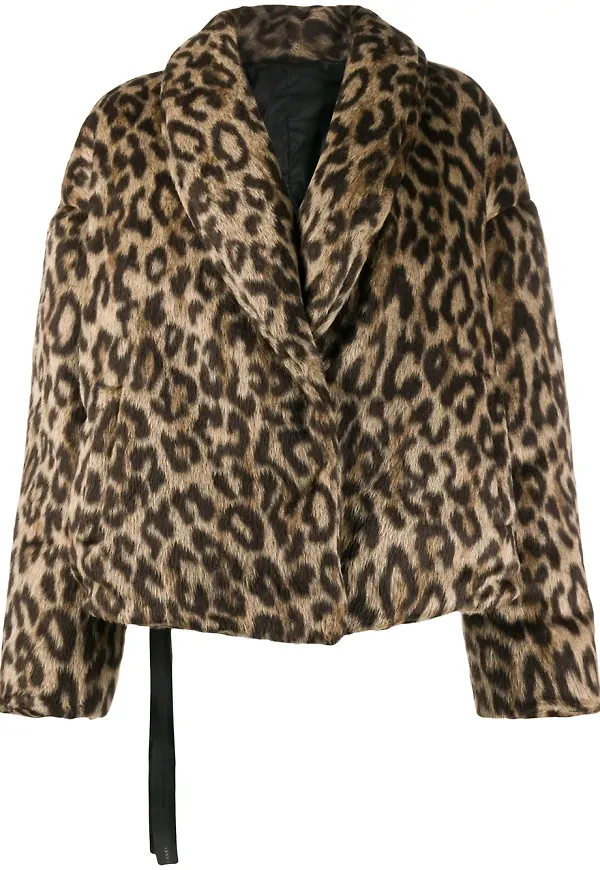 UNRAVEL PROJECT leopardmönstrad jacka - Neutral