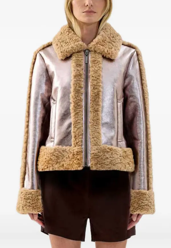 Unreal Fur Pilote d'Avion jacka - Brun