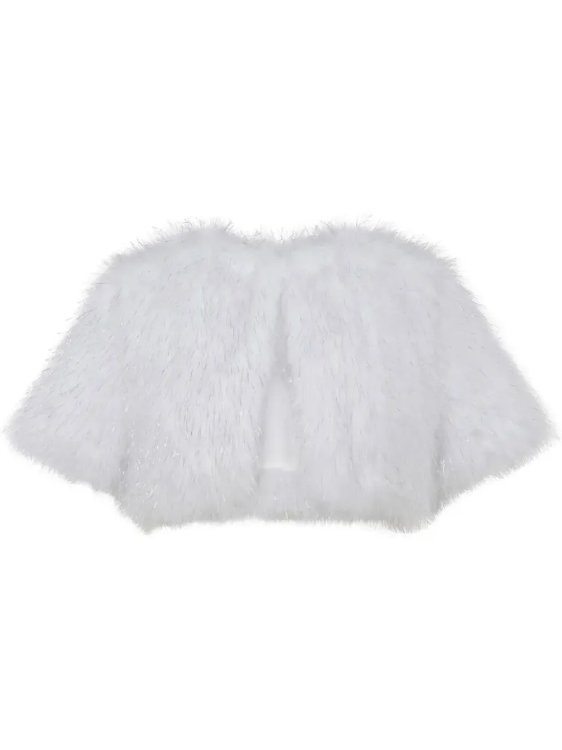 Unreal Fur Wings bolerojacka - Vit