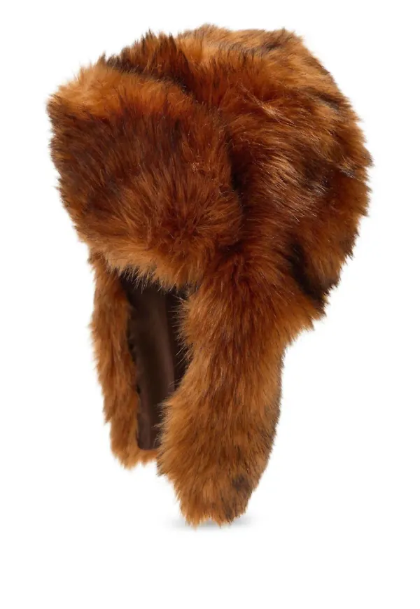 Unreal Fur Wright hatt - Brun
