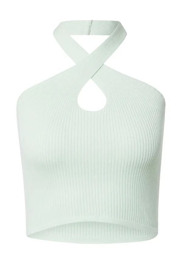 Urban Classics Broderad topp mint