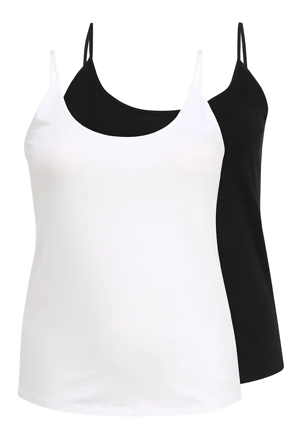 Urban Classics Topp svart / vit