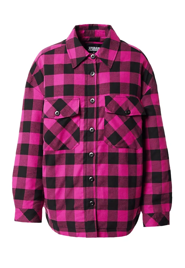 Urban Classics Övergångsjacka rödviolett / svart