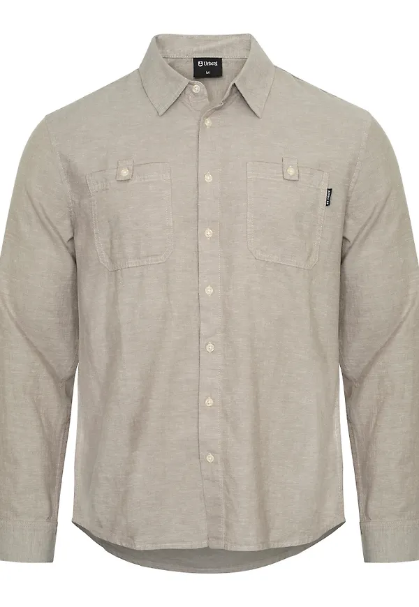 Urberg Men's Hemp LS Shirt Satellite