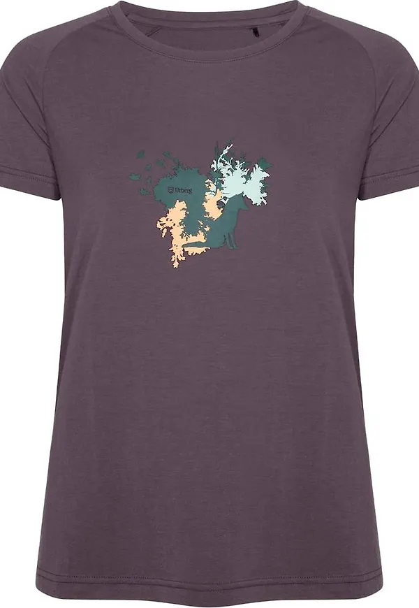 Urberg Women's Printed Tree Tee Huckleberry
