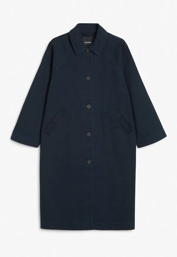 Utility raglan coat - Blue