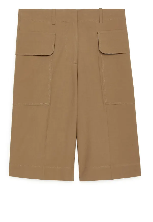 Utility Shorts - Beige