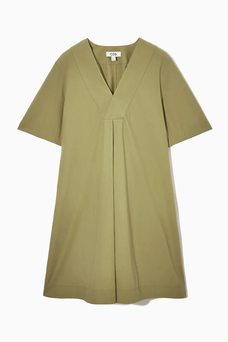 V-NECK T-SHIRT DRESS