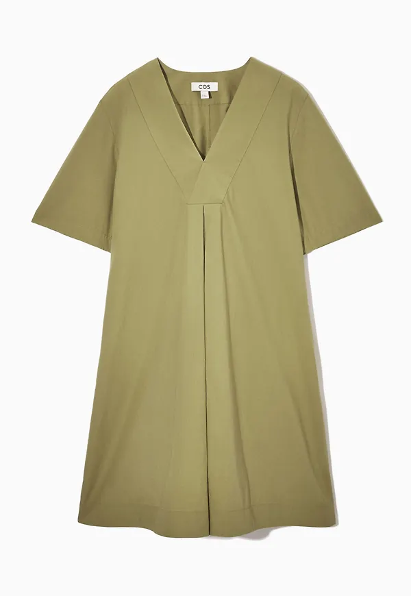 V-NECK T-SHIRT DRESS