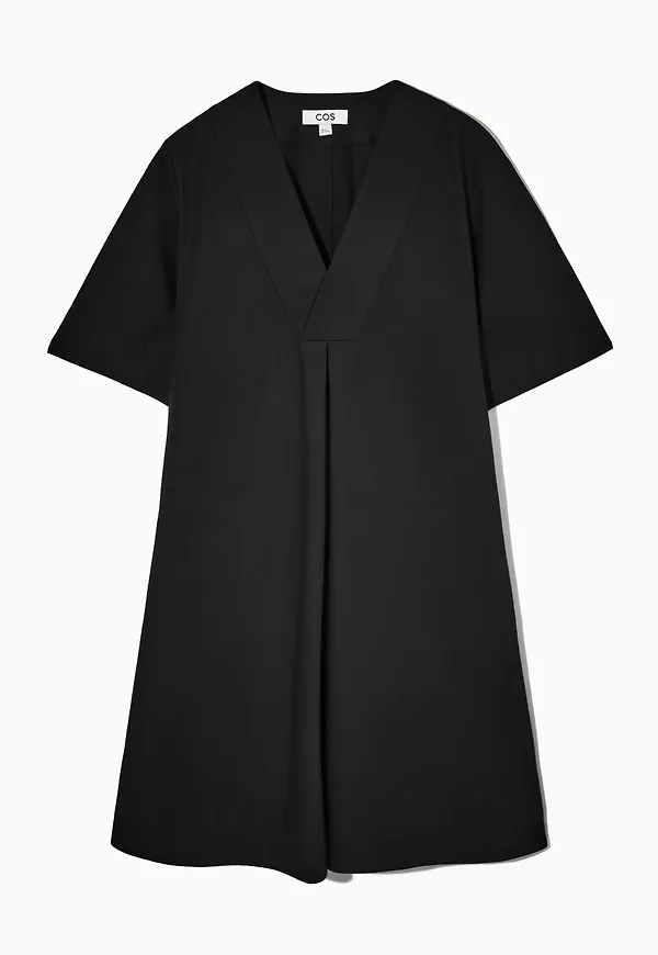 V-NECK T-SHIRT DRESS