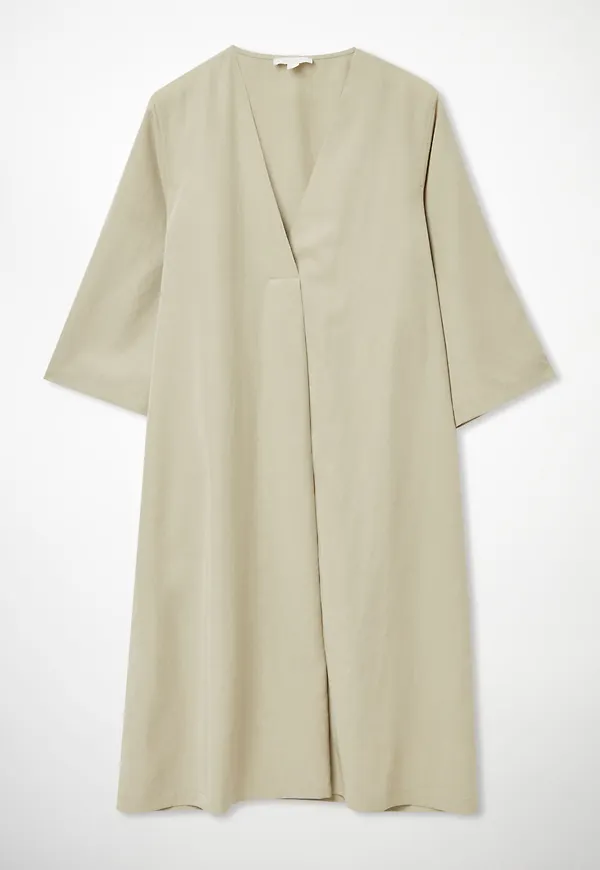 V-NECK TUNIC DRESS