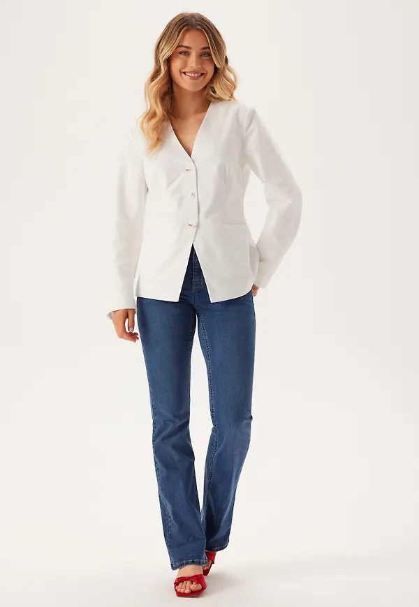 V-neck Shaped Blazer