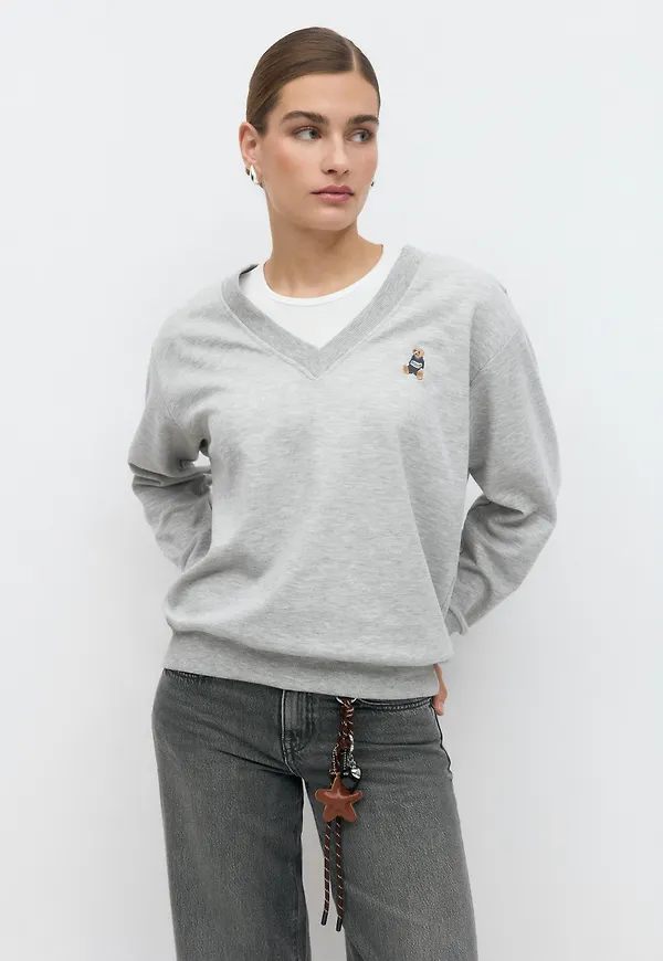 V-neck sweater